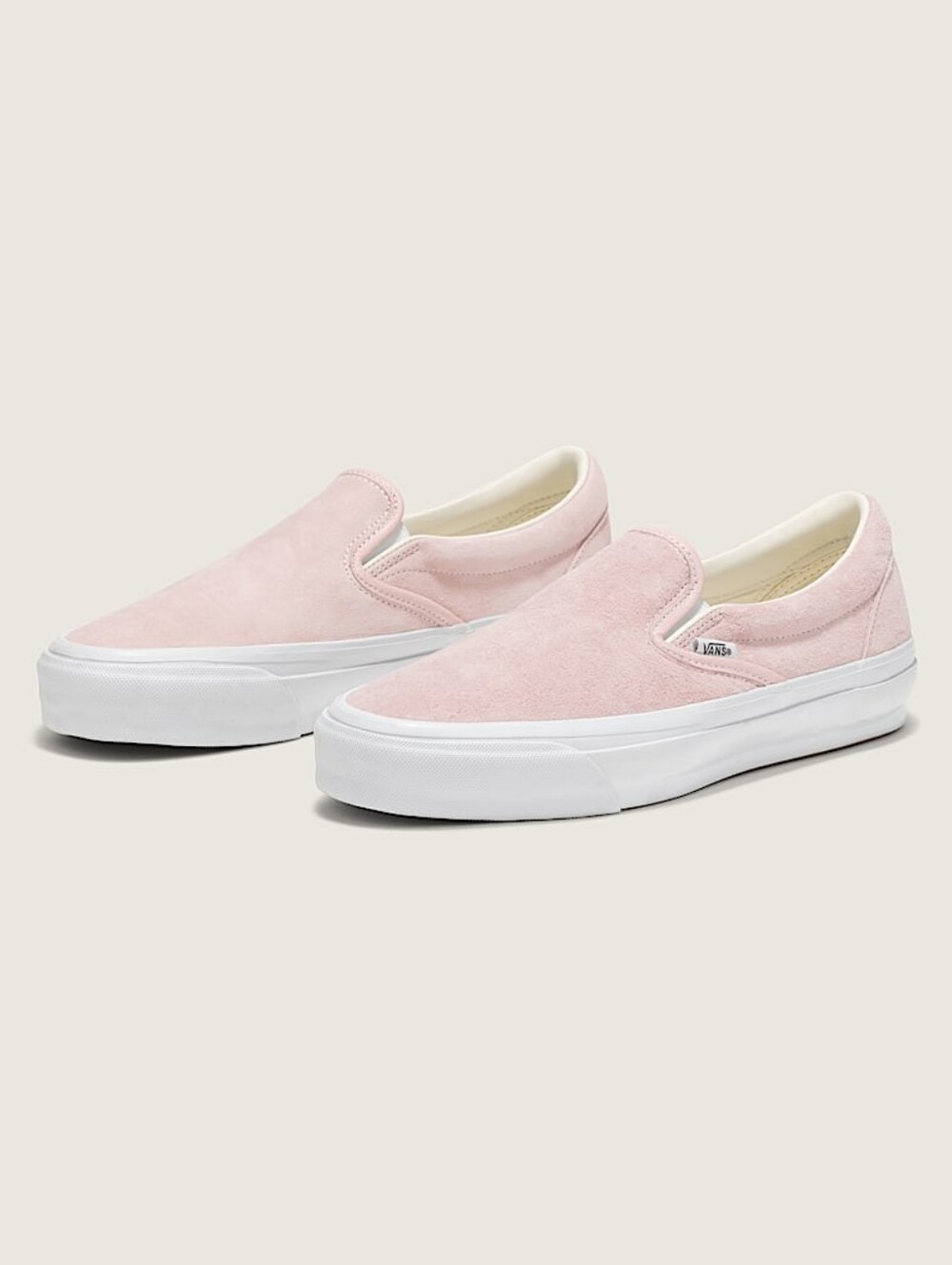 Vans Slip On Stackfrom Suede Sneakers Platform Rose Pink Size 9.5